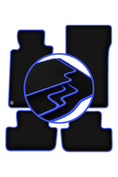 shumee Covorașe auto CARLUX-BLUE pentru: Mercedes CLK W209 coupe (1997-2009)