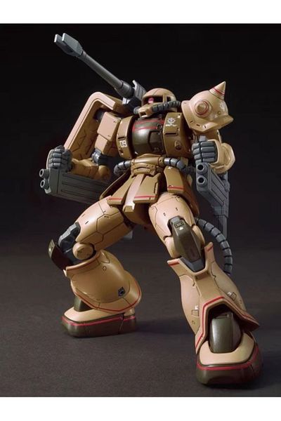 BANDAI B Hg Gto 1/144 Assembly Model Kit C-6 Model 3 Colors Green /Brown/White Zaku Cannon Ver Action Figu.