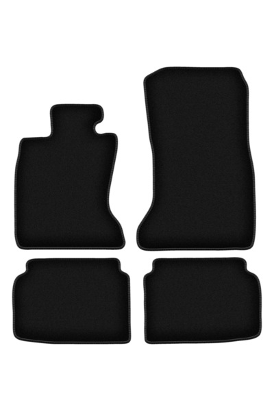 shumee Covorașe BASIC negre din velur pentru: BMW 7 F01 sedan (2008-2015)