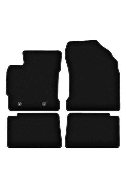 shumee Covorașe BASIC negre din velur pentru: Toyota Auris II hatchback, stat...