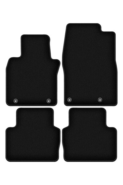 shumee Covorașe BASIC negre din velur pentru: Mazda CX30 / CX-30 crossover (2019-)