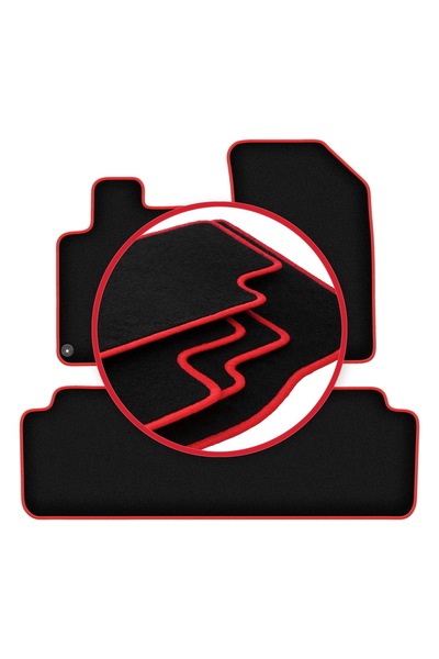 shumee Covorașe auto CARLUX-RED pentru: Citroen C5 I break, sedan (2001-2008)