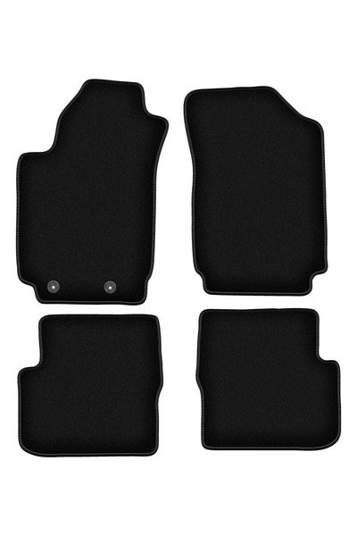 shumee BASIC black velour floor mats for: Dodge Dart sedan (2012-2016)