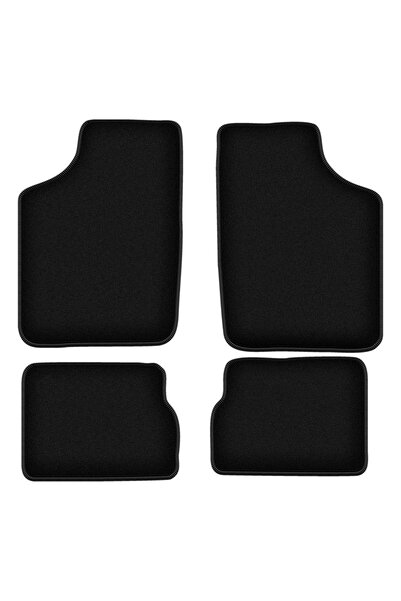 shumee Covorașe BASIC negre din velur pentru: Opel Corsa A hatchback (1982-1993)