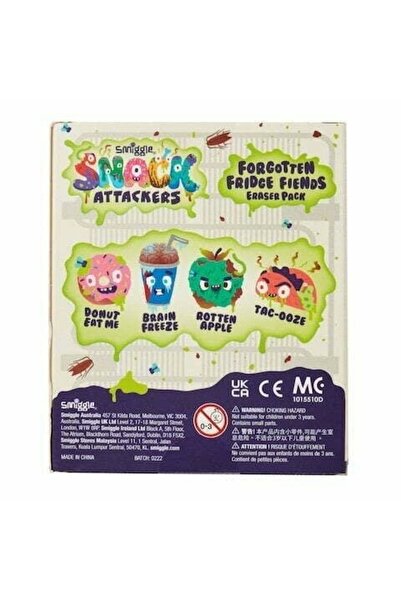 SMIGGLE - Snack Attackers 4-пакет гумички