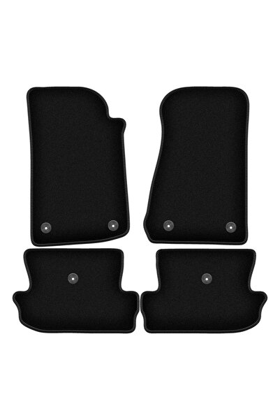 shumee Covorașe BASIC negre din velur pentru: Jeep Wrangler JL 2 uși (2017-)