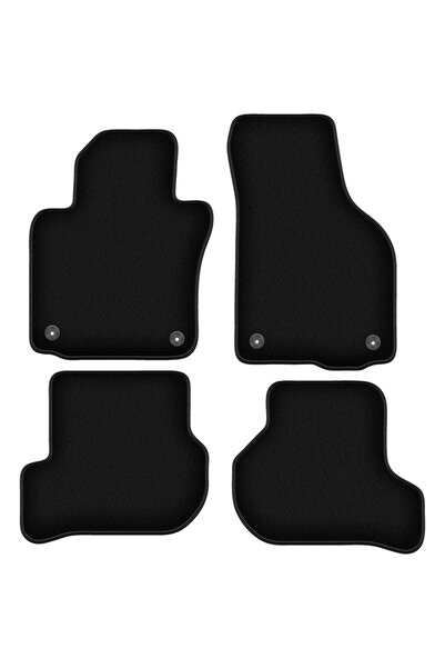 shumee Covorașe BASIC negre din velur pentru: Volkswagen Golf VI hatchback, v...