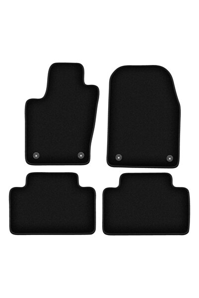 shumee Covorașe BASIC negre din velur pentru: Dodge Durango III FL SUV (2013-...