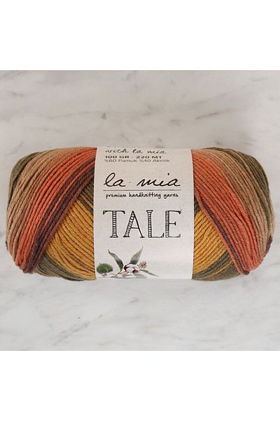 La Mia Yarn La Mia Tale Marbled Hand Knitting Lanyard - Lm076