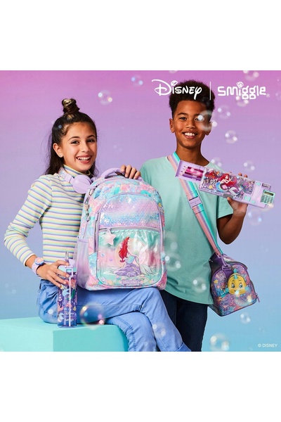 SMIGGLE - Disney Princess Ariel Automatic Pencil Case with Calculator
