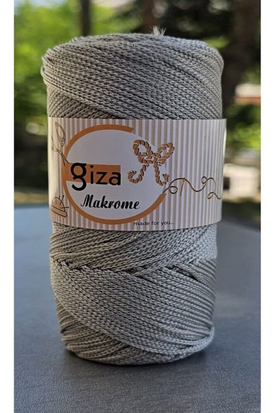 GİZA Runner & American Service Service No:3 Nm:1,5 Polyester Macrame Gray