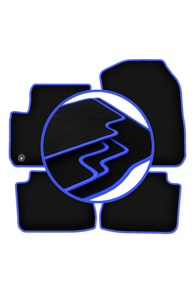 shumee Covorașe auto CARLUX-BLUE pentru: Opel e-Corsa F hatchback (2019-)