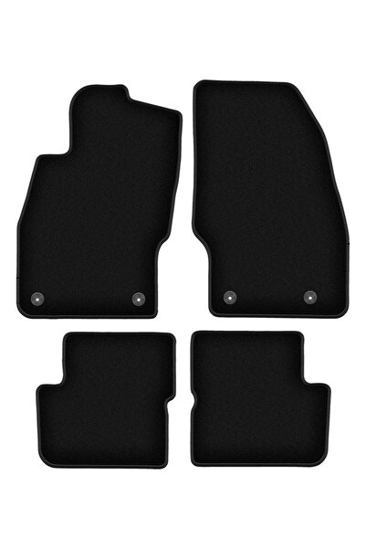 shumee Covorașe BASIC negre din velur pentru: Opel Corsa D hatchback (2006-2015)