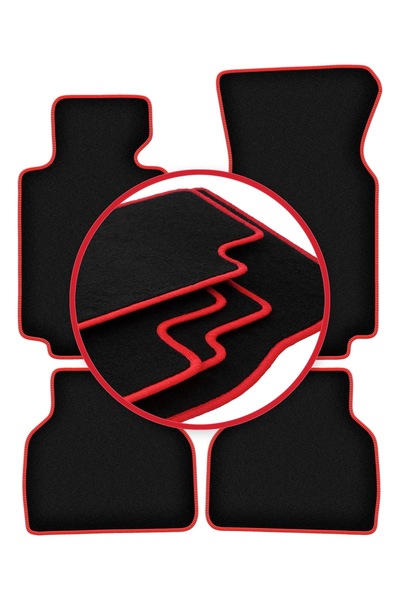 shumee Covorașe auto CARLUX-RED pentru: BMW 7 E38 sedan (1994-2001)