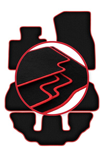 shumee Covorașe auto CARLUX-RED pentru: BMW X7 G07 7 locuri (2019-2022)