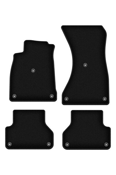 shumee Covorașe BASIC negre din velur pentru: Audi A5 5FA sportback (2017-)