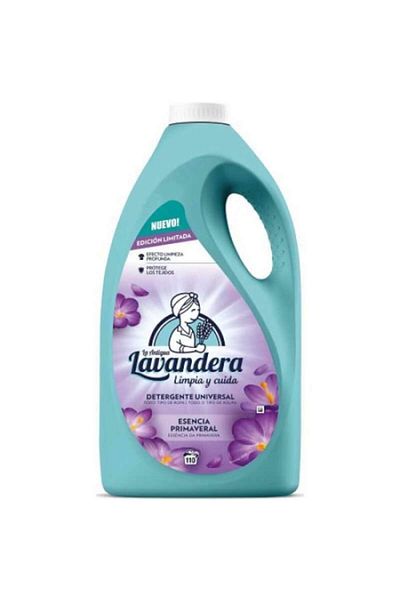 Lavandera Detergent lichid de rufe 4,95 l Esencia Primavera 110 masini de spalat