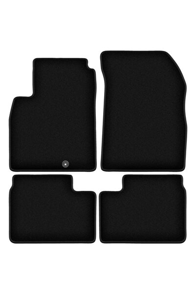 shumee Covorașe BASIC negre din velur pentru: Nissan Micra K13 hatchback (201...