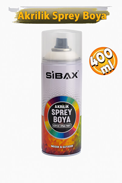 Sibax Akrilik Sprey Boya Beyaz 400 ml