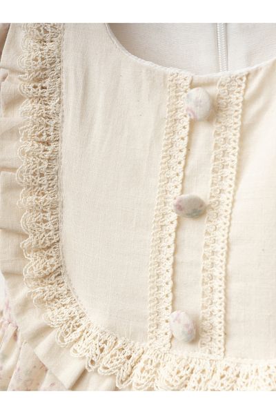 My Lusa baby wear Button Detailed Baby Girl Dress