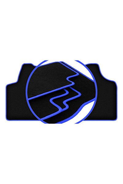 shumee Covorase CARLUX-BLUE pentru: autoutilitara Fiat Scudo II (2007-2016)