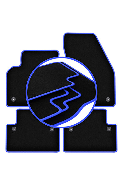 shumee Covorașe auto CARLUX-BLUE pentru: Volvo S40 II sedan (2004-2012)