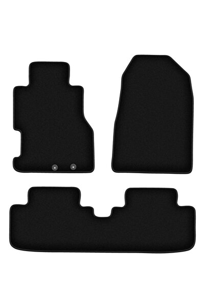 shumee Covorașe BASIC negre din velur pentru: Honda Civic VII hatchback cu 3 ...