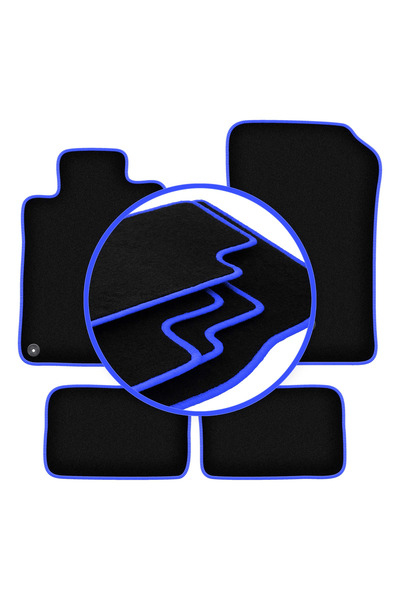 shumee Covorașe auto CARLUX-BLUE pentru: Mercedes SL R129 roadster (1998-2002)