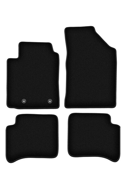 shumee Covorașe BASIC negre din velur pentru: Toyota Yaris I cu 5 uși (1999-2...