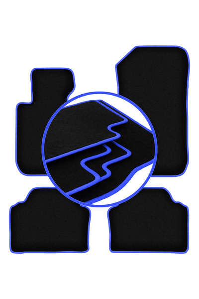 shumee Covorașe auto CARLUX-BLUE pentru: BMW 3 E90 xDrive sedan (2004-2011)