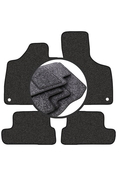 shumee Covorașe auto ANTHRA pentru: Audi TT II 8J cabrio, roadster, coupe (20...