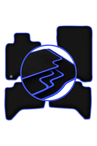 shumee Covorașe auto CARLUX-BLUE pentru: Mitsubishi L200 IV pickup (2006-2015)