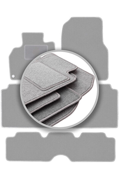 shumee Covorașe auto gri cenușiu pentru: Renault Espace IV 7 locuri (2002-2012)