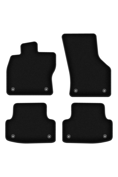 shumee Covorașe BASIC negre din velur pentru: Audi A3 8V 3 uși, sedan, limuzină, sportback (2012-)