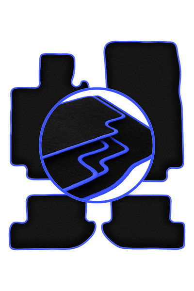 shumee Covorașe auto CARLUX-BLUE pentru: Mercedes CL W215 coupe (1999-1006)