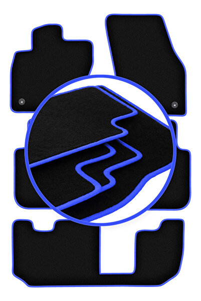 shumee Covorașe auto CARLUX-BLUE pentru: Skoda Kodiaq 7 locuri (2016-)