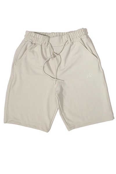 ASG TEKSTİL Cream Color Dobby, Slim Fit Men's Shorts