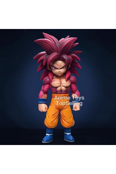 BANDAI A-17.5cm Anime Dragon Ball DAIMA Figure Super Saiyan 4 Goku Action Figure Vegeta Pvc Collectible Sta