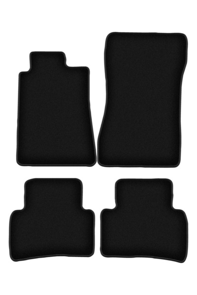 shumee Covorașe BASIC negre din velur pentru: Mercedes C W202 break, sedan (1...