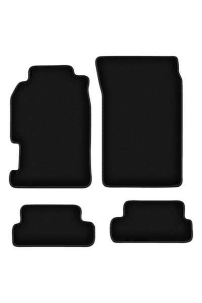 shumee Covorașe BASIC negre din velur pentru: Honda Prelude V coupe (1996-2001)