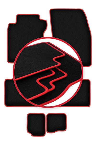 shumee Covorașe auto CARLUX-RED pentru: Nissan X-Trail III T32 7 locuri (2014...