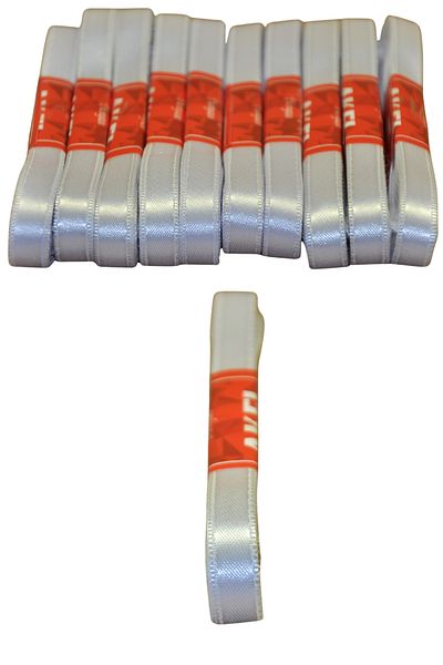 Larenya 1 cm Wide Ribbon |   10 Meters |   White Suitable for Handicraft, Ornament, Hobby and Packaging