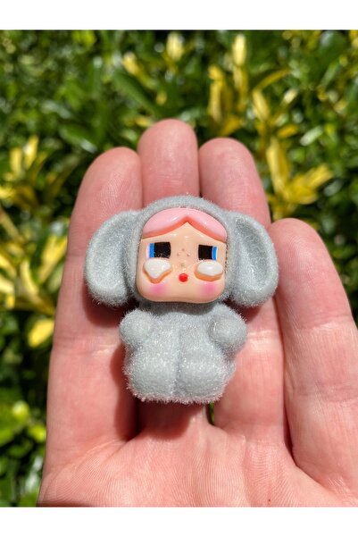 Innovate Store دمية CryBaby Crying Again Mini اللطيفة ذات اللون الرمادي