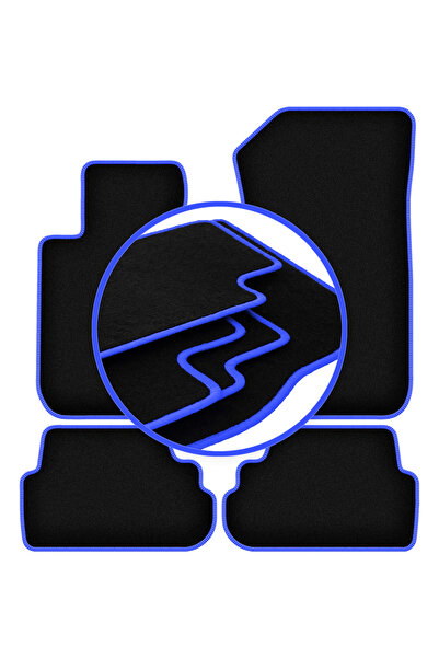 shumee Covorașe auto CARLUX-BLUE pentru: BMW 1 E88 cabrio (2004-2011)