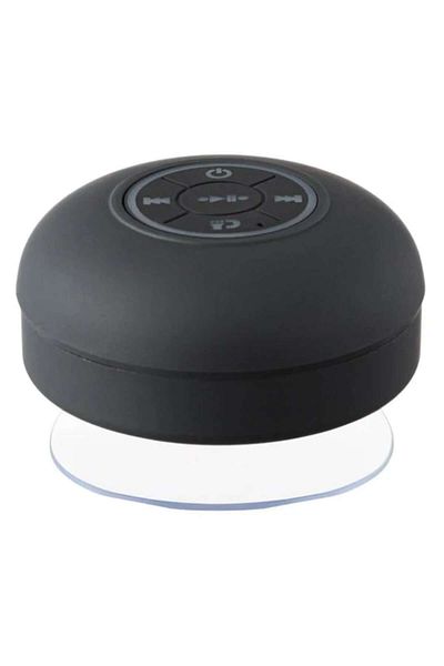 OEM Portable Waterproof Bluetooth Speaker 3W with LED Light and Suction Cup Ø9cm
