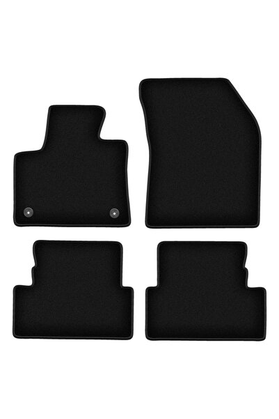 shumee Covorașe BASIC negre din velur pentru: crossover DS 7 Crossback (2017-)