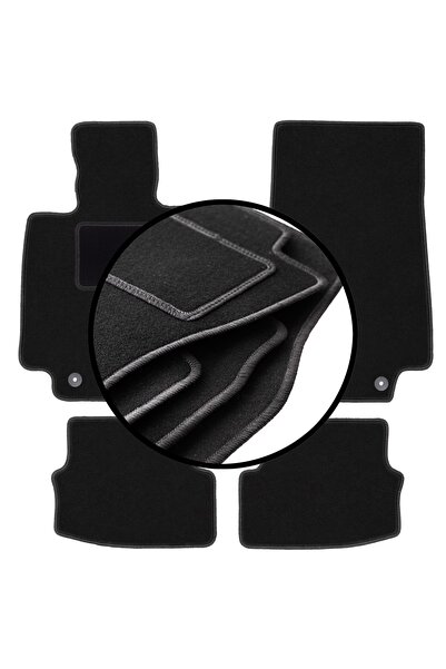 shumee Set complet de covorașe velur pentru: Mercedes C W205 coupe, cabrio (2...