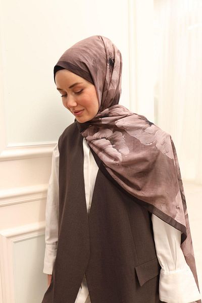Silk Home Nariya Shawl - 90006 - Dark Dusty Rose