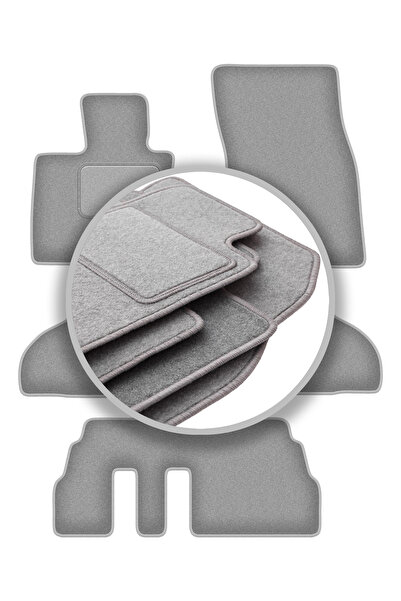 shumee Covorașe auto gri cenușiu pentru: BMW X5 F15 7 locuri (2013-)