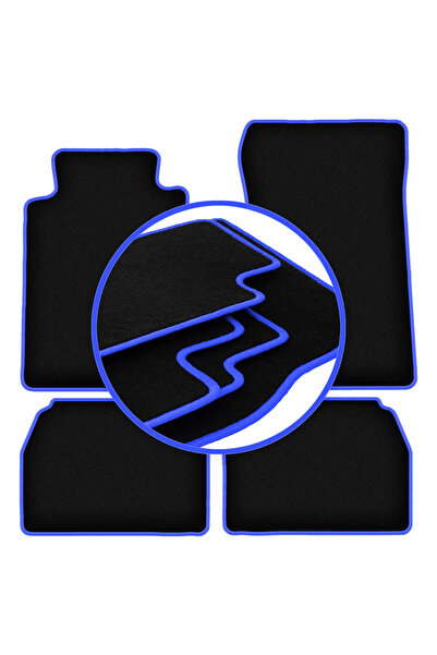 shumee Covorașe auto CARLUX-BLUE pentru: Mercedes C 190 W201 sedan (1982-1993)